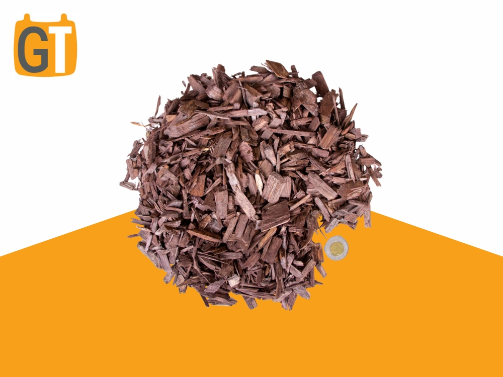 Brown Coloured Woodchip
