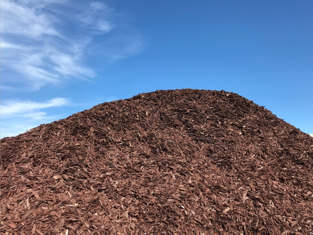 Brown Coloured Woodchip