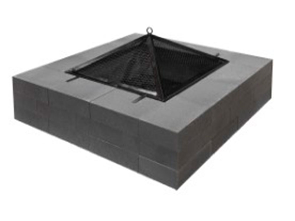 Weston Stone Smooth Pyramid Fire Pit Kit